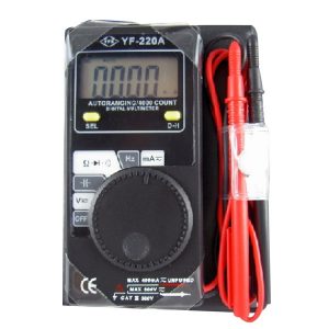 泰瑪斯YF-220A數(shù)位名片型三用電表|YF220A萬(wàn)用表